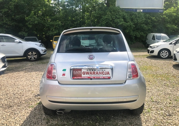 Fiat 500 cena 18500 przebieg: 148000, rok produkcji 2009 z Bychawa małe 497